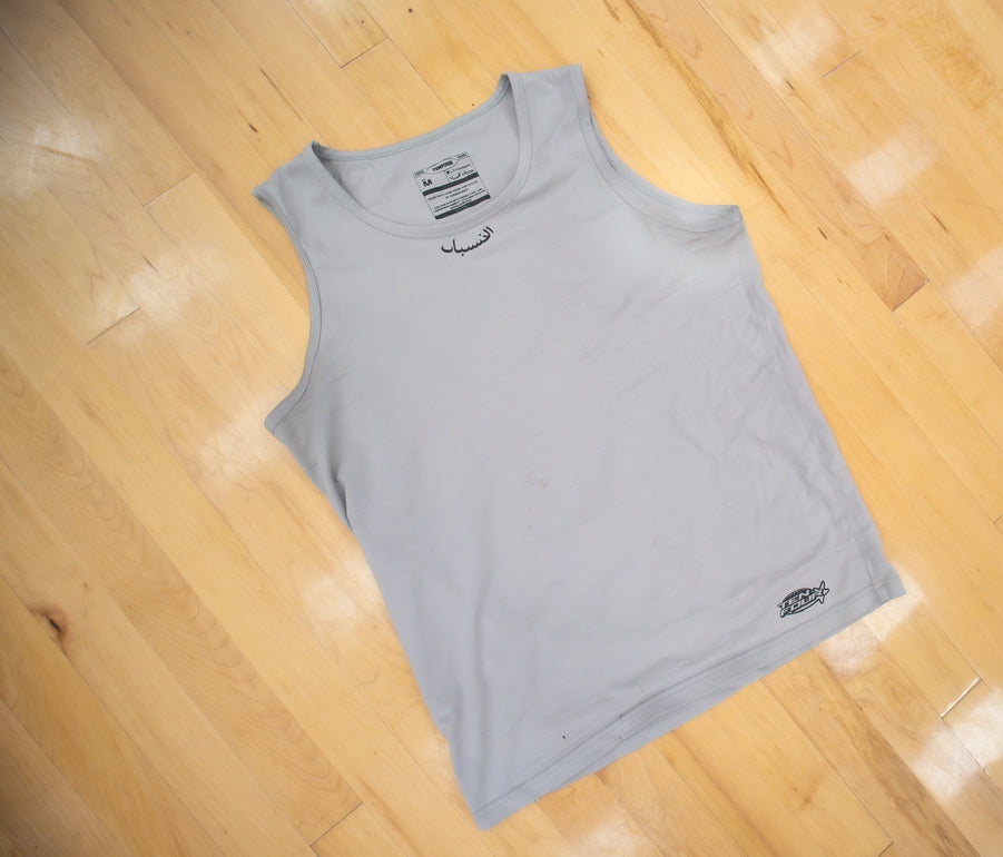 GREY LANGUAGES SWEAT ACTIVATED COMPRESSION TANK