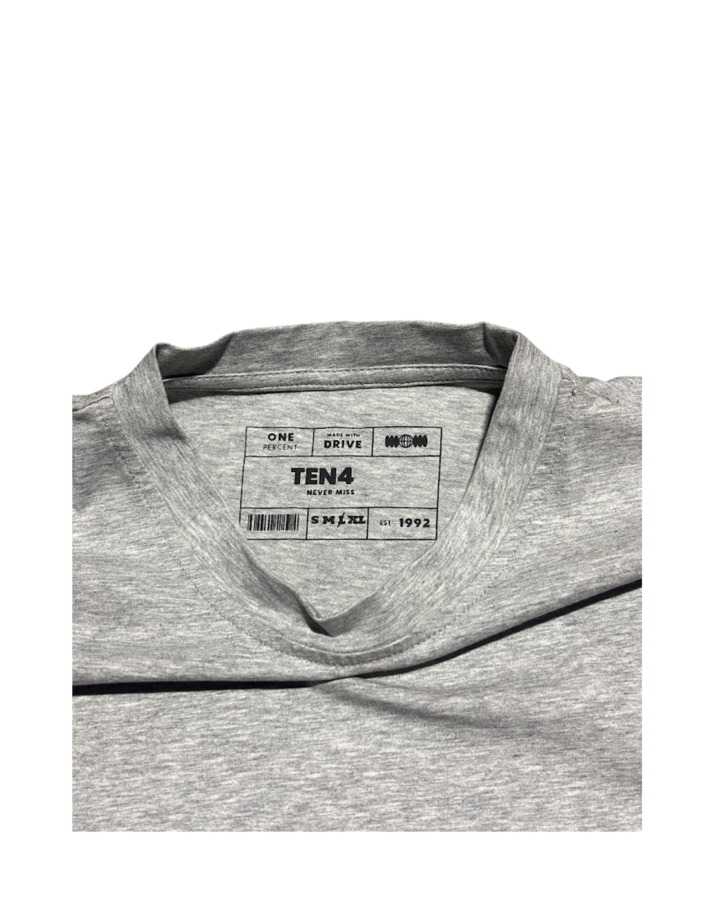 TENFOUR LAB WRK SWEAT ACTIVATED T SHIRT GREY