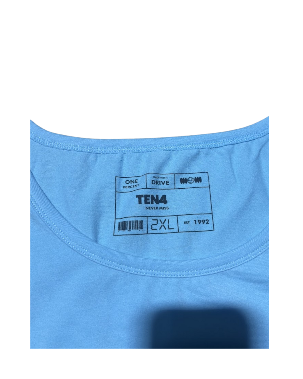 TEN4 LAB WRK SWEAT ACTIVATED COMPRESSION TANK LIGHT BLUE