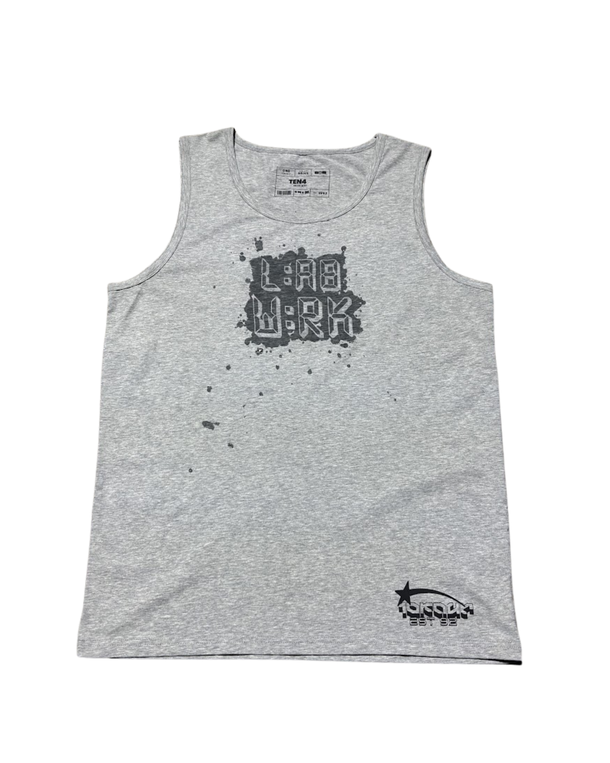 TEN4 GREY LAB WRK SWEAT ACTIVATED COMPRESSION TANK