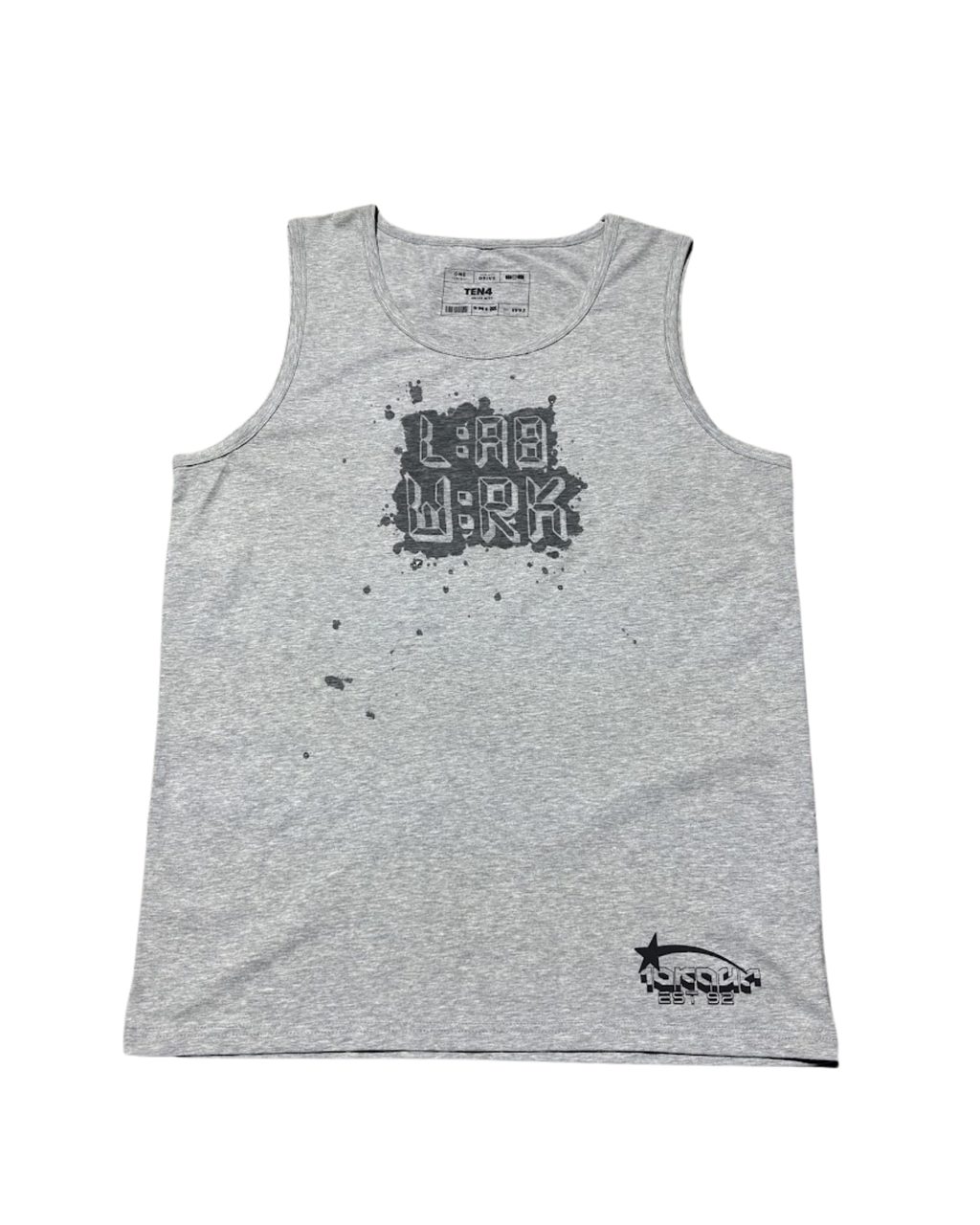 TEN4 GREY LAB WRK SWEAT ACTIVATED COMPRESSION TANK
