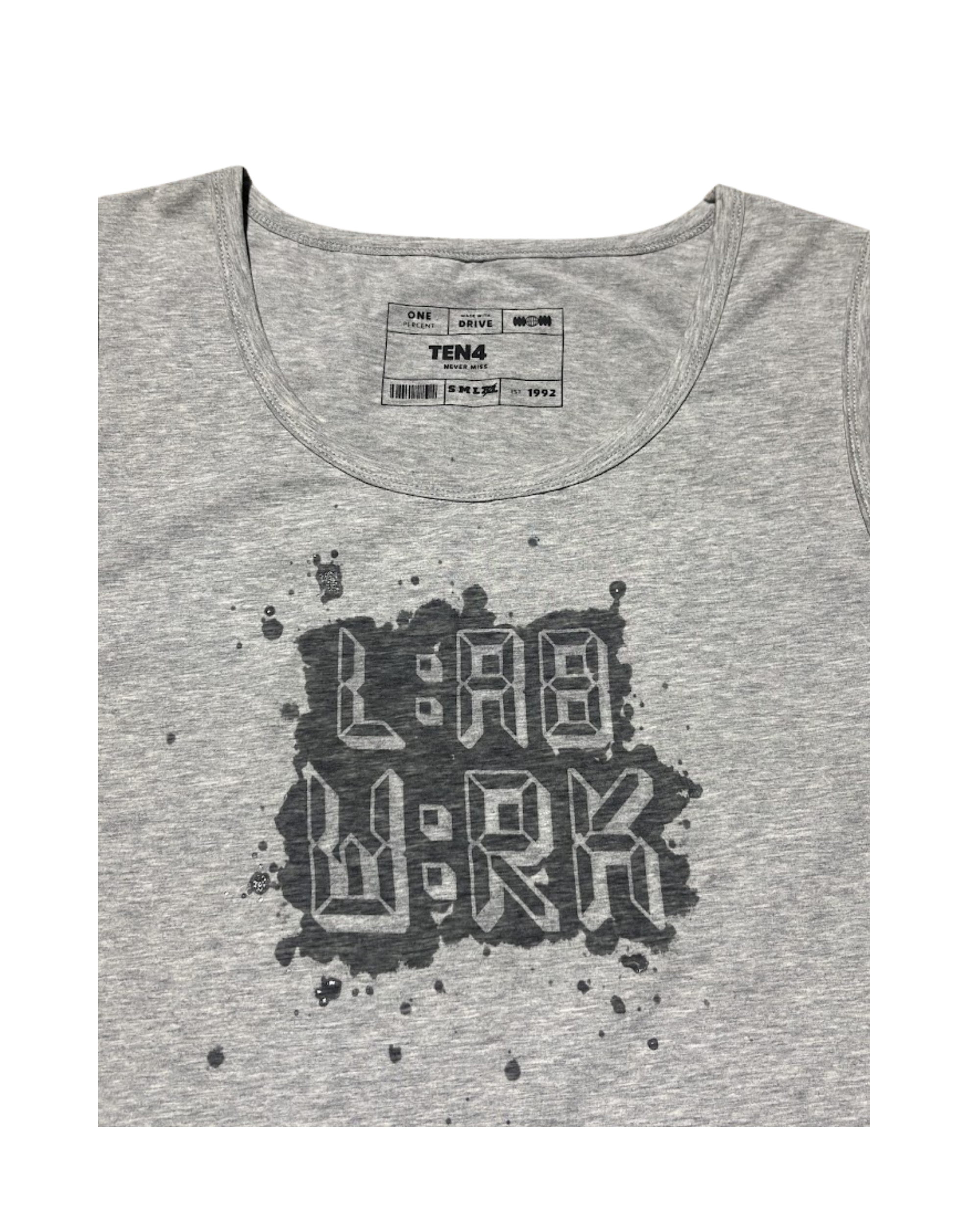 TEN4 GREY LAB WRK SWEAT ACTIVATED COMPRESSION TANK