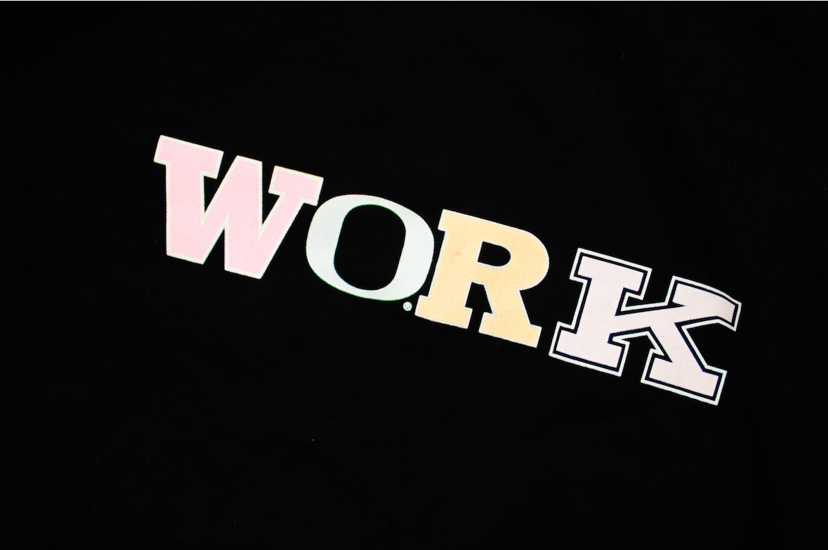 black WORK compression tank