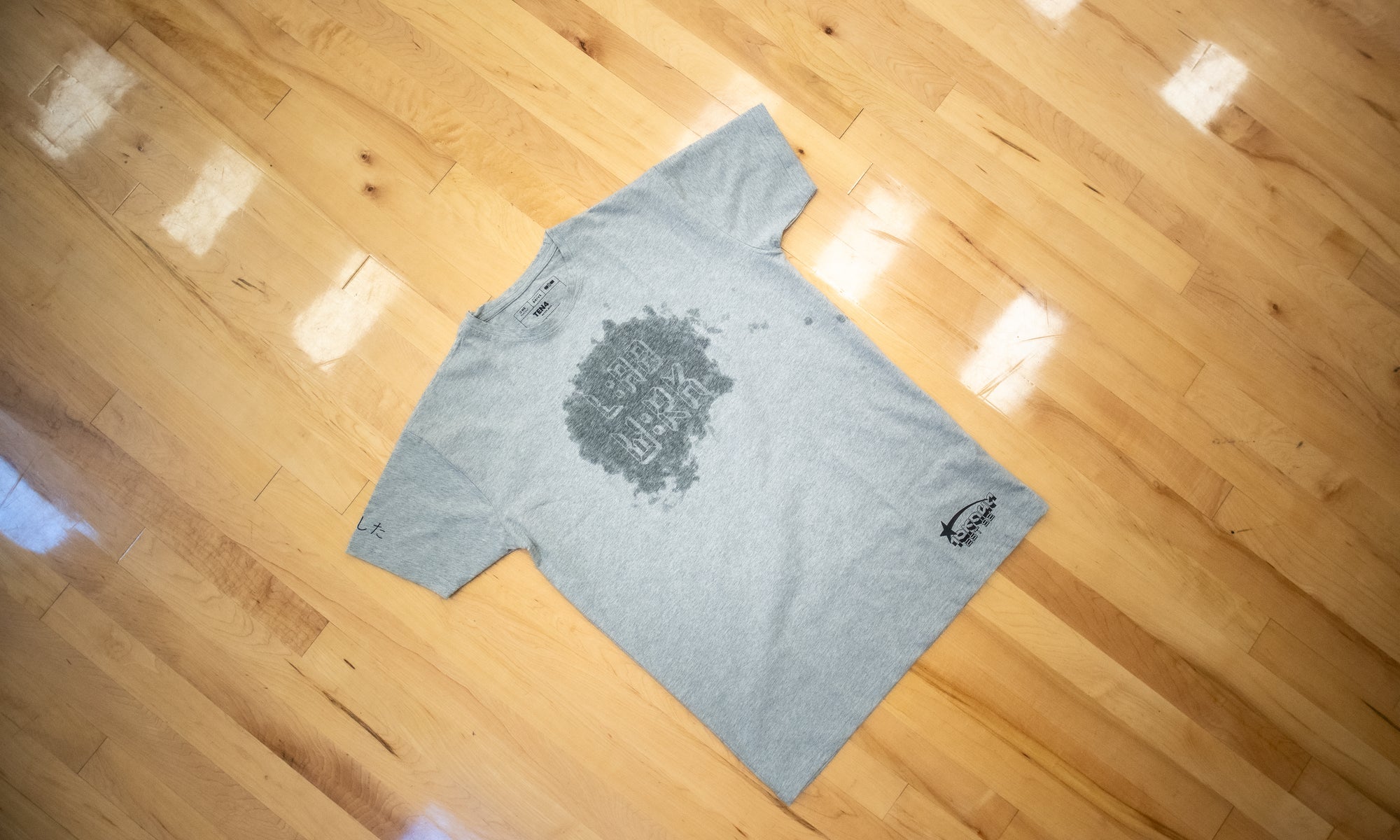 TENFOUR LAB WRK SWEAT ACTIVATED T SHIRT GREY