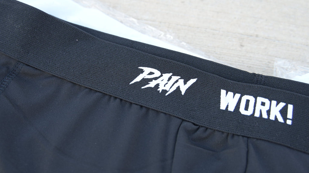 black compression pants heat activated