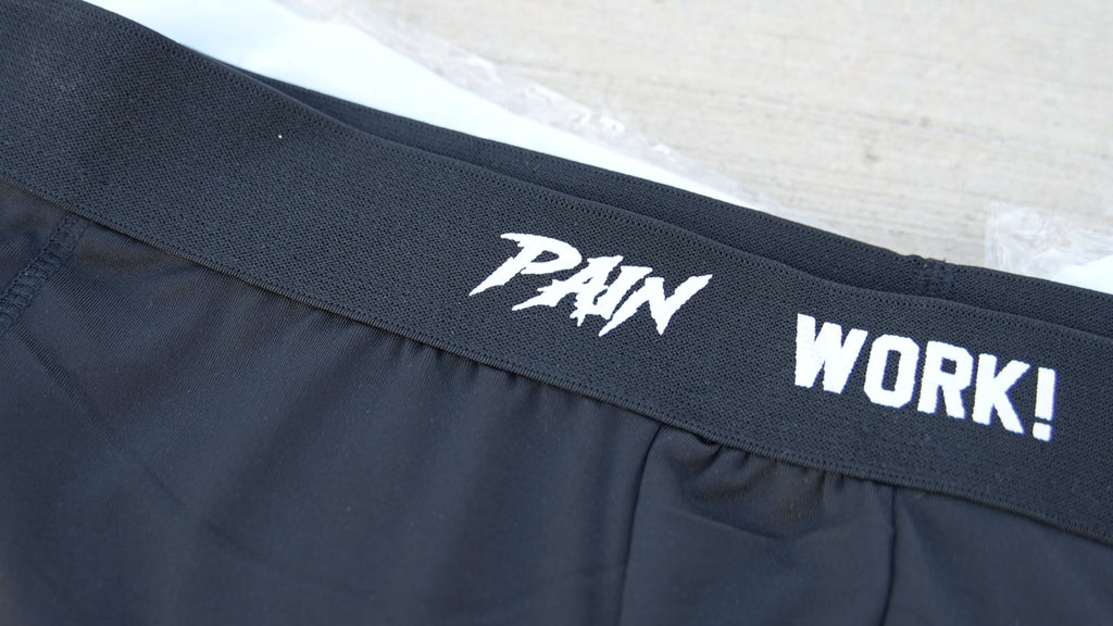 black compression pants heat activated