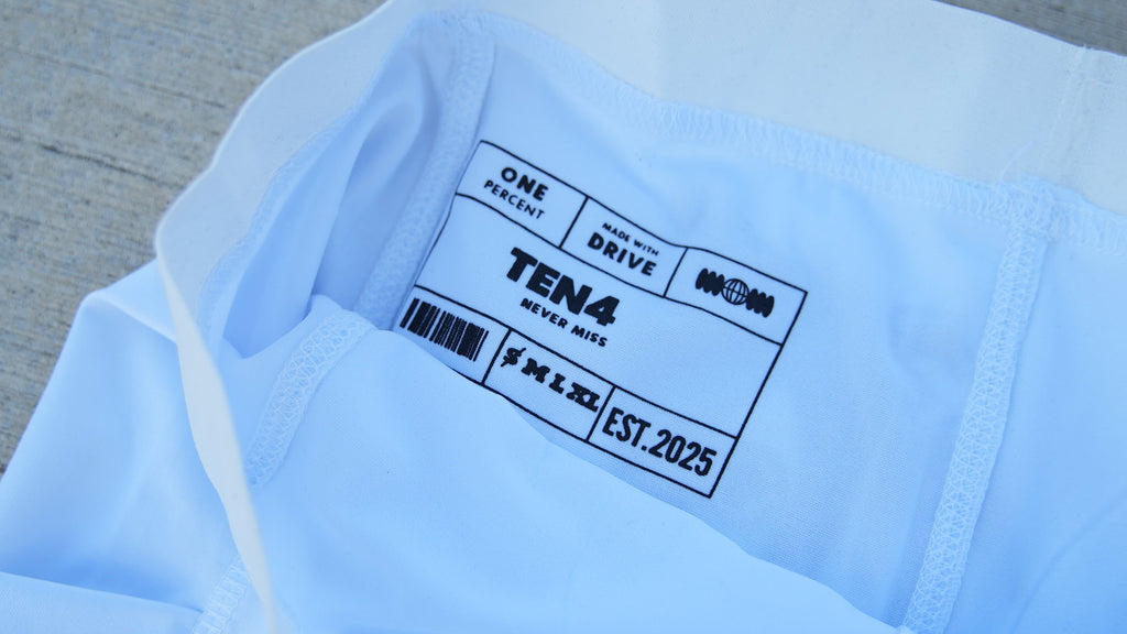 white compression pants heat activated