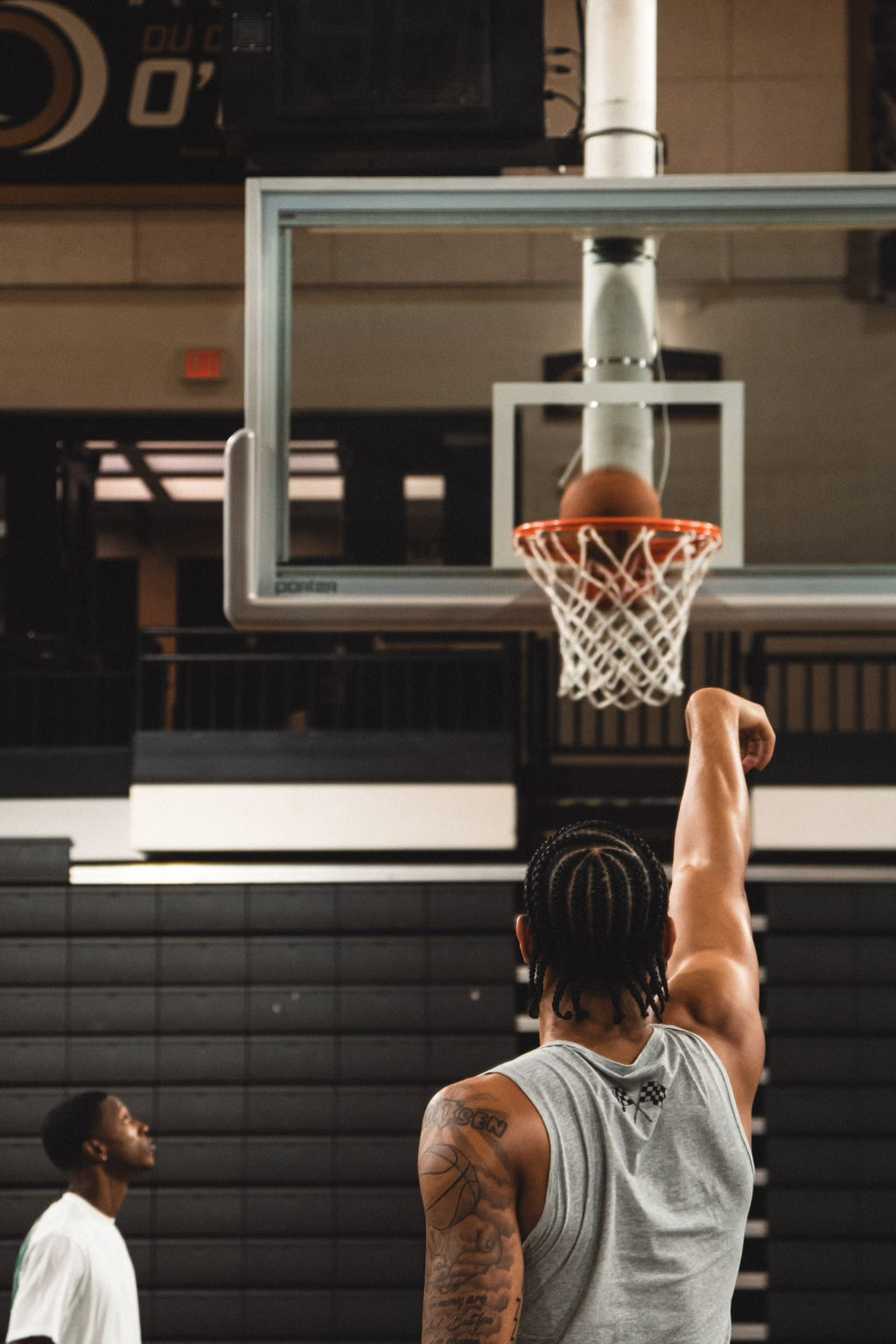 TEN4 GREY LAB WRK SWEAT ACTIVATED COMPRESSION TANK