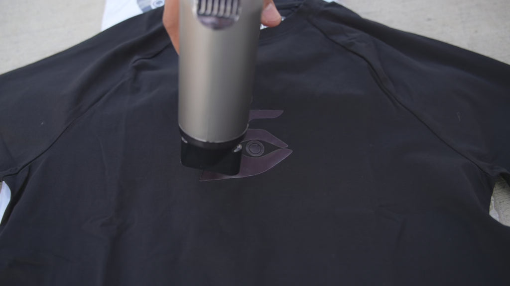 black long sleeve compression heat activated