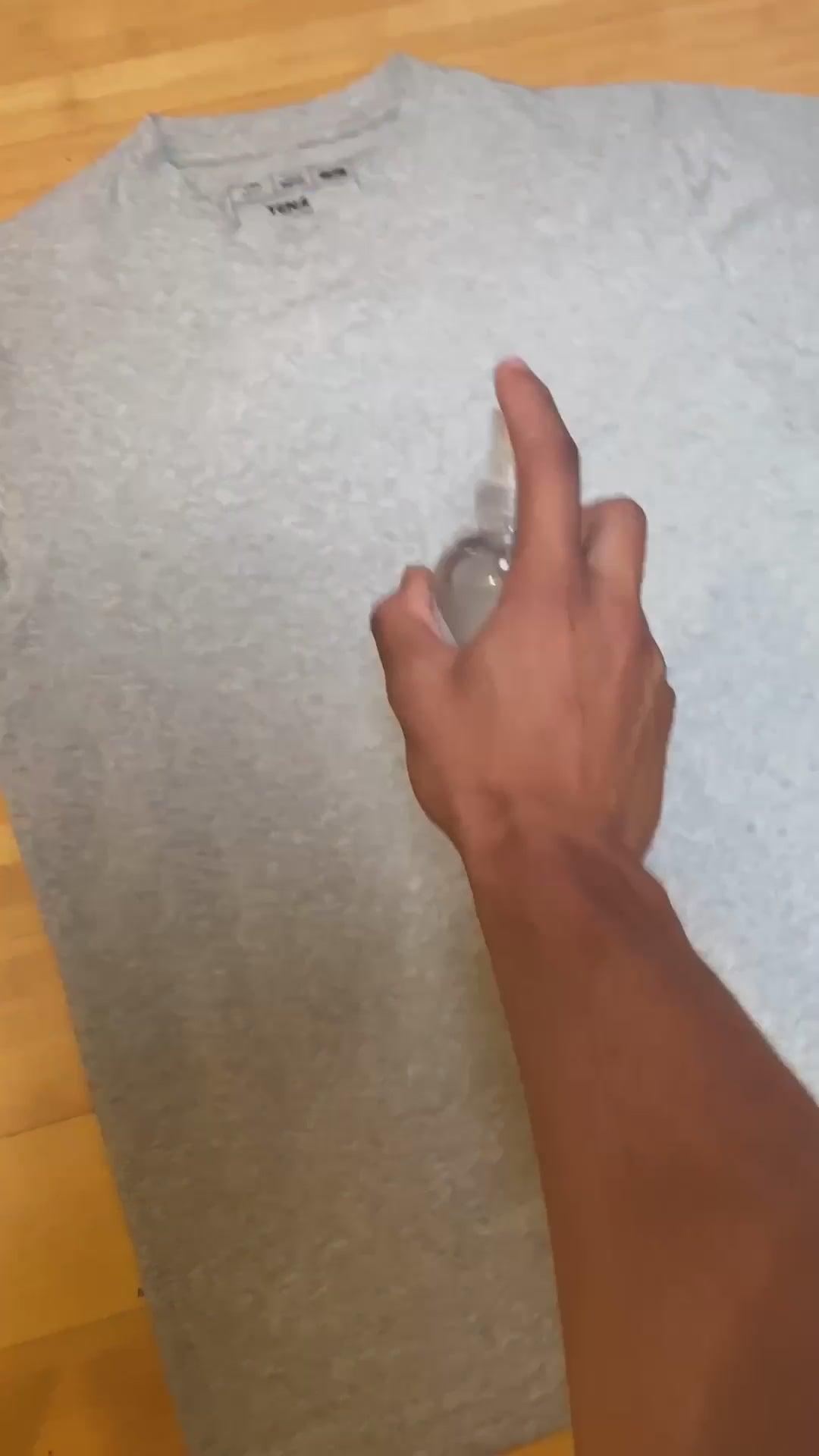 TENFOUR LAB WRK SWEAT ACTIVATED T SHIRT GREY