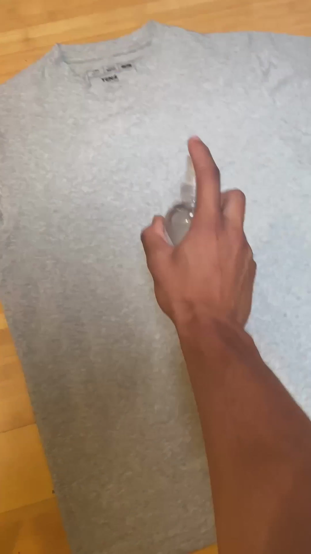 TENFOUR LAB WRK SWEAT ACTIVATED T SHIRT GREY